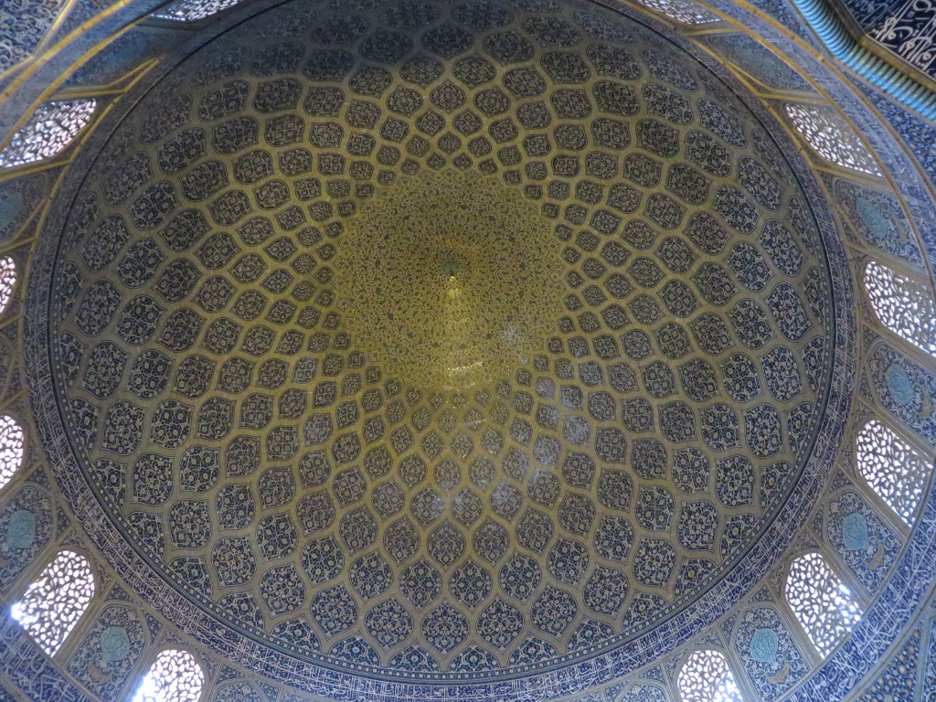 sjeik lotfollah moskee, isfahan, koepel