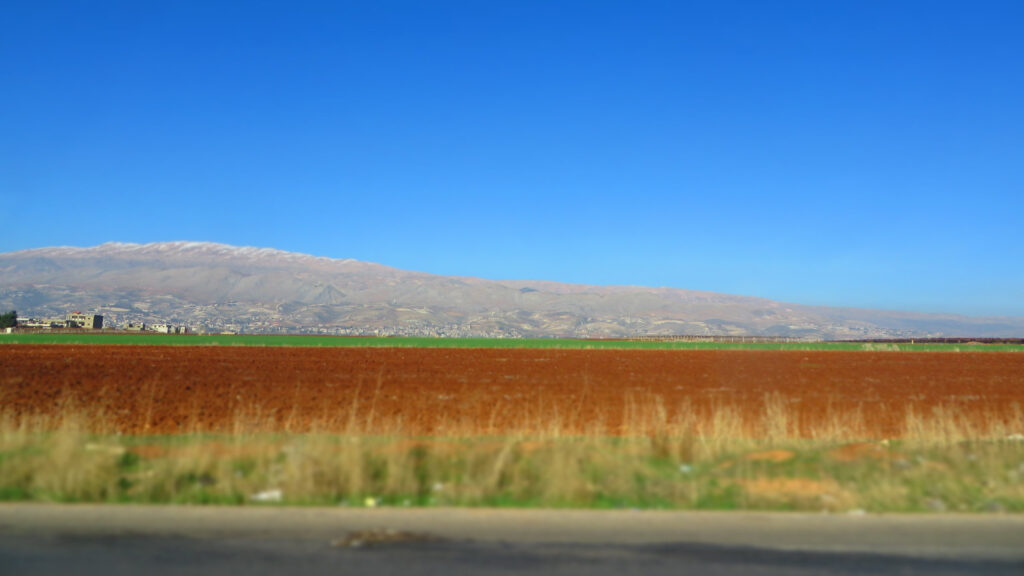 Bekaa-vallei, libanon